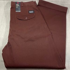 Levis Strauss Two Horse Brand Loose Chinos High Rise Wide Leg Men’s Size 34 X 31